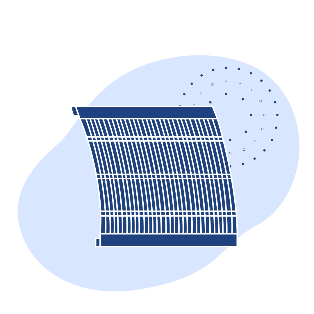 Сита с фальцами