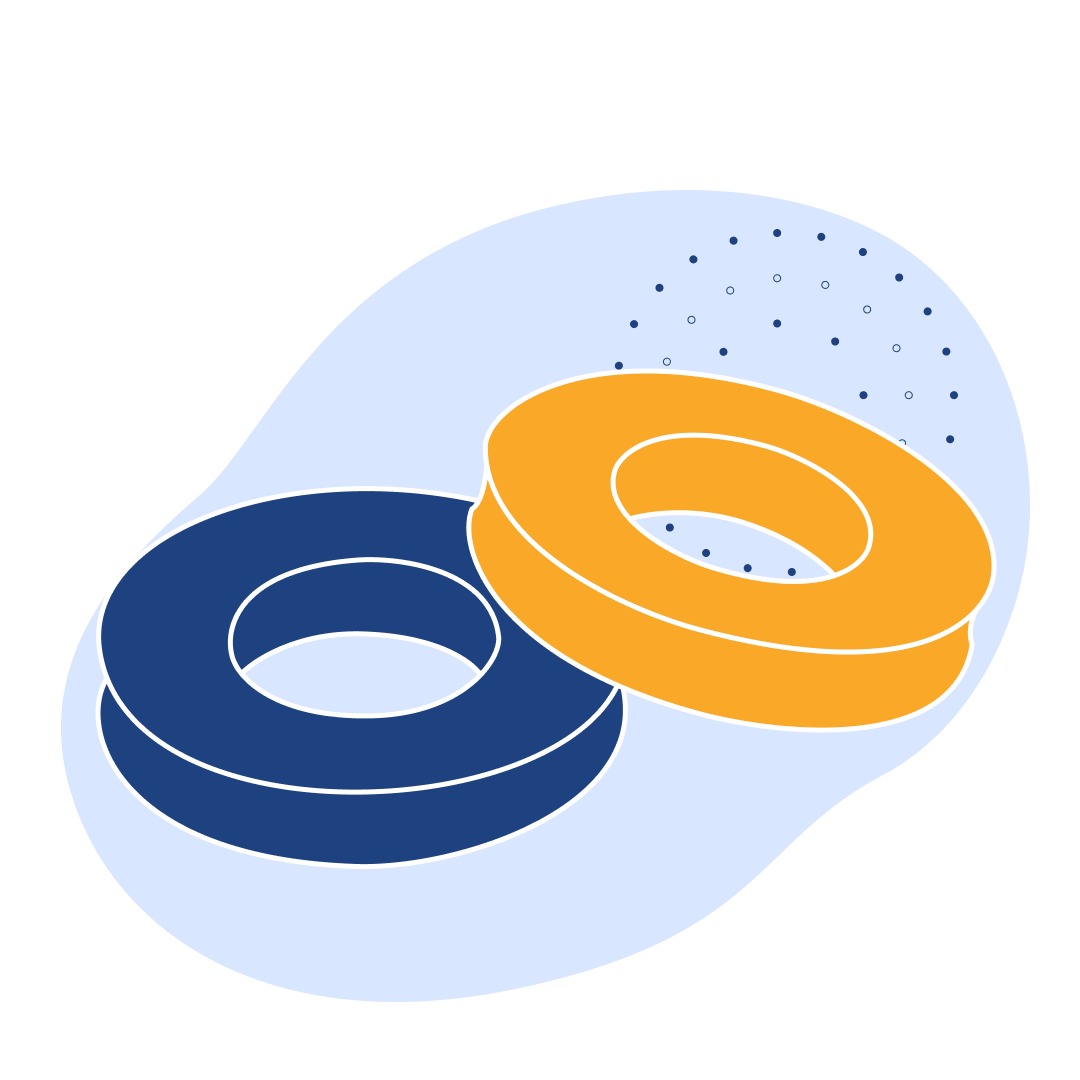 Резиновая прокладка ДУ 32 мм