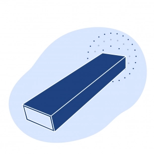Оцинкованная прямоугольная труба 100х40х5 мм ст10 ГОСТ 8645-68