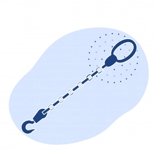 Строп цепной 1сц 2 т 3 м