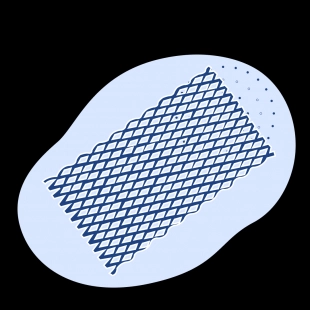 Титановая сетка 20х2/2000х7000 мм ВТ5-1 ГОСТ 19807-91