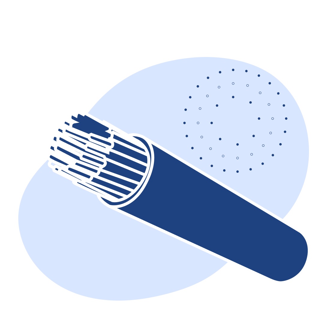 Кабель контрольный медный многожильный 10x1 мм2 КРВГ ГОСТ 1508-78