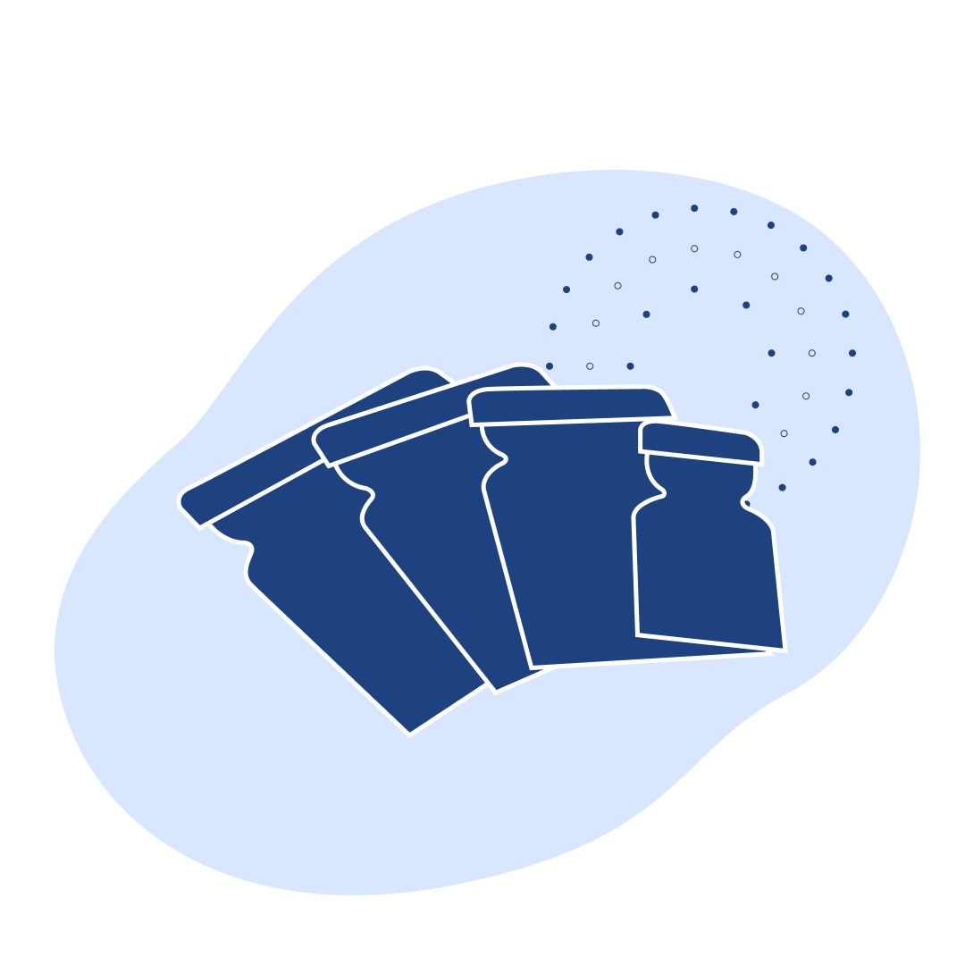 Карманный металлический набор шпателей